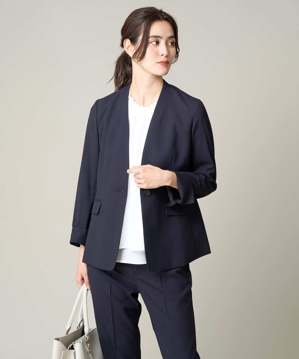 PLSTスーツセットアップPLST×UNTITLED パンツスーツセットアップ ノー