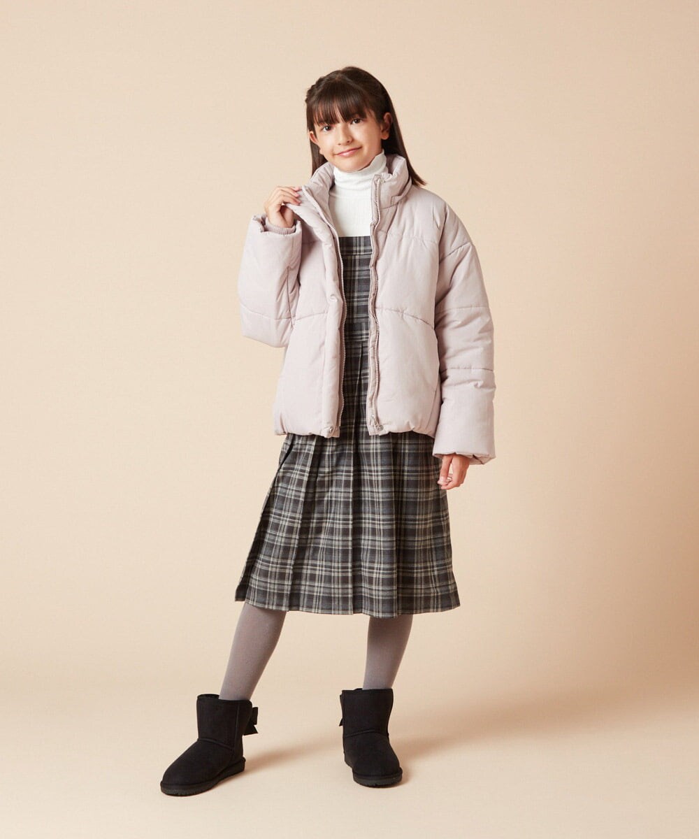 160]スクエアネックプリーツジャンスカ(ジャンパースカート) | a.v.v