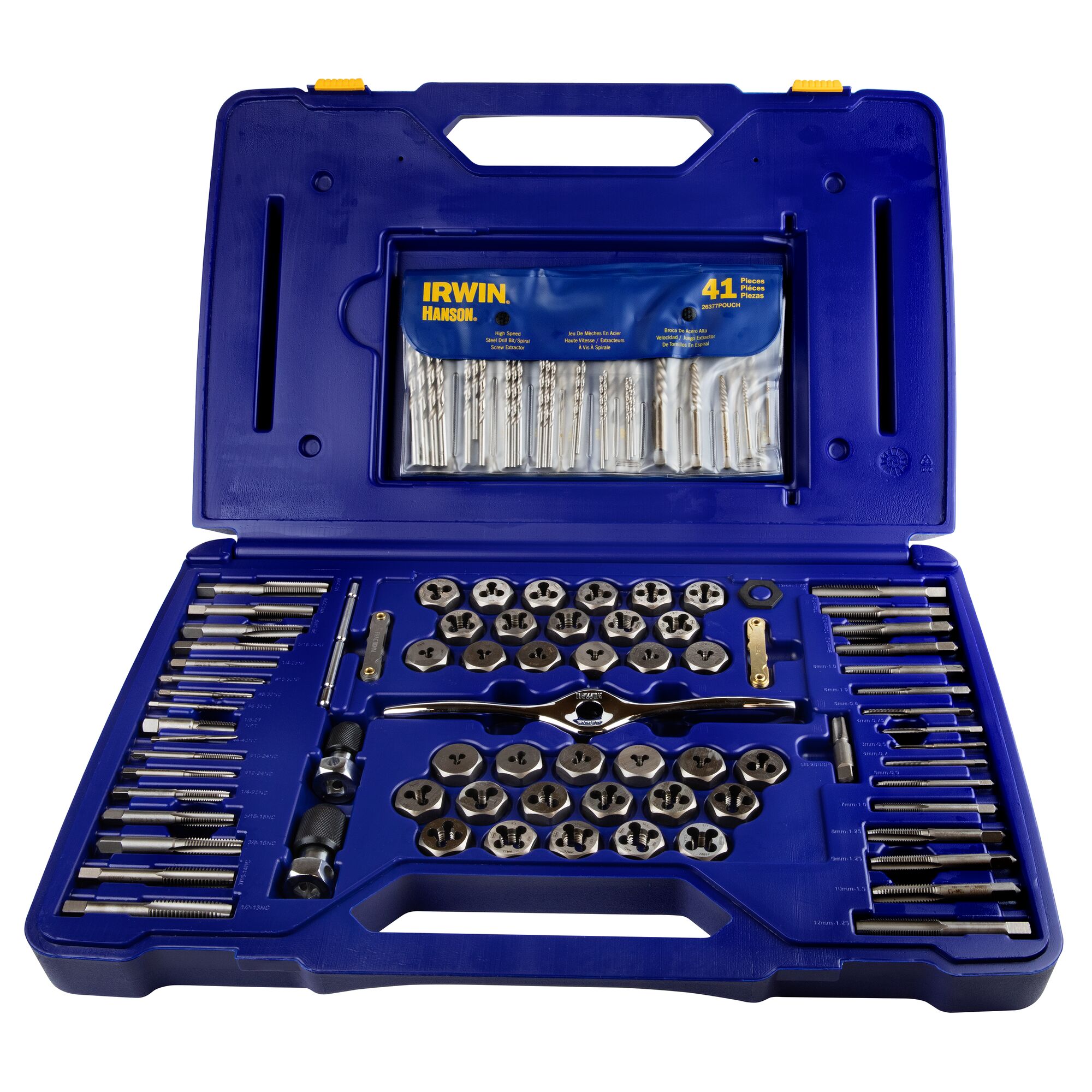 HANSON 116-Piece Mach / Fractional / Metric Plug Tap and 1