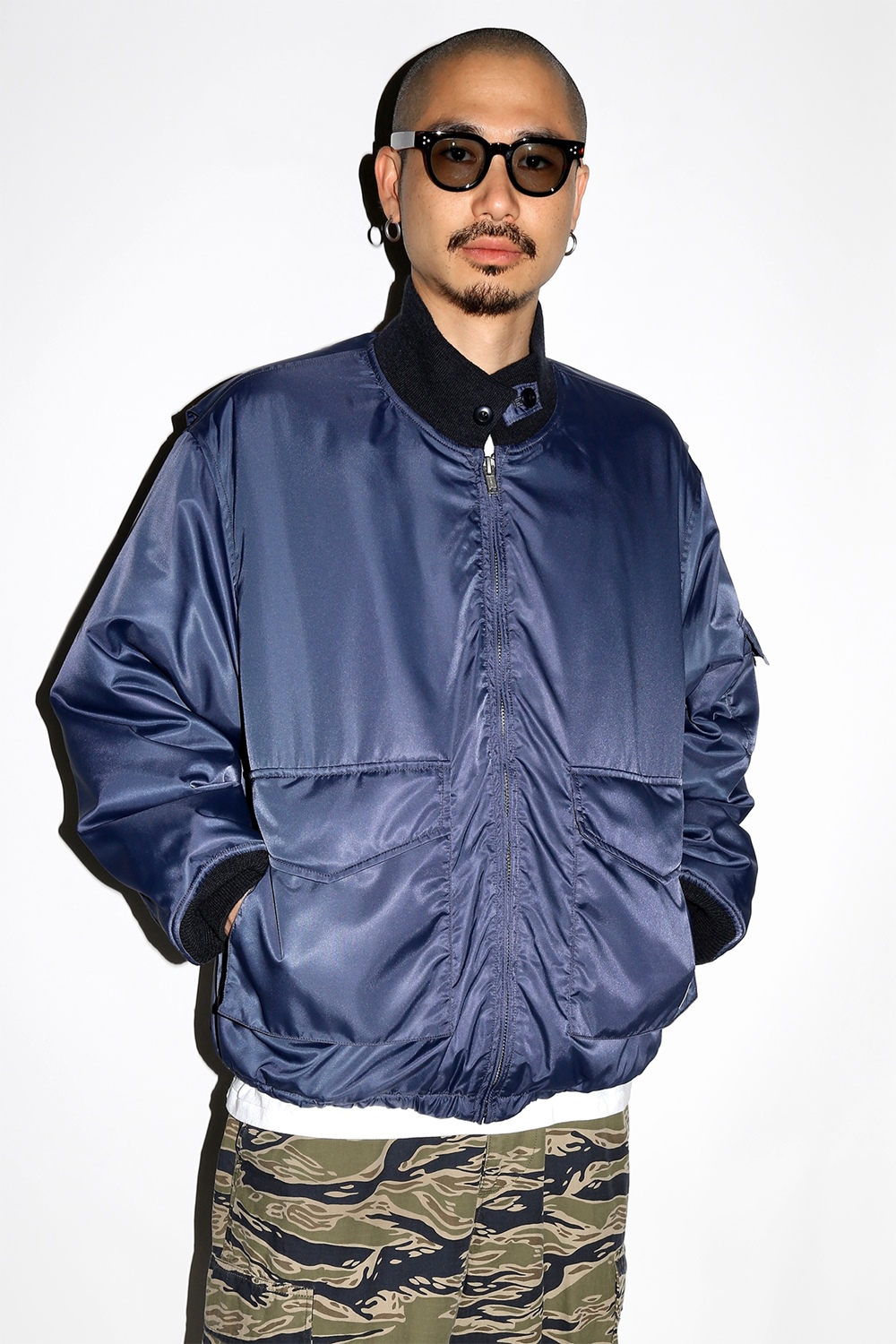 WACKO MARIA/SPIEWAK / G-8 FLIGHT JACKET（NAVY）［G-8フライトJKT-24