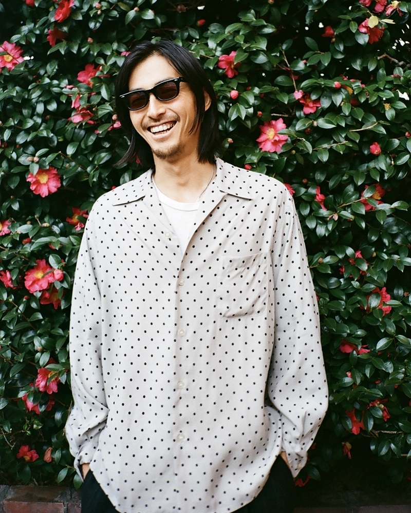 WACKO MARIA/DOTS HAWAIIAN SHIRT（GRAY）［ドットハワイアンシャツ-25