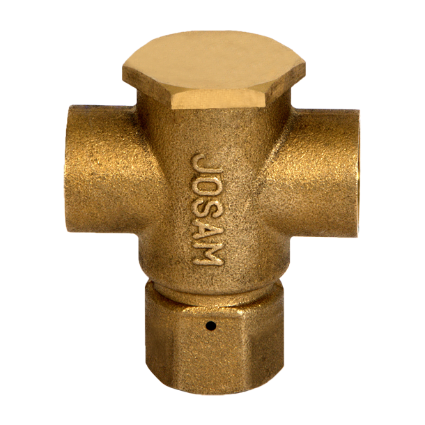 Trap Seal Primer Valve: Bronze w/Integral Vacuum Breaker