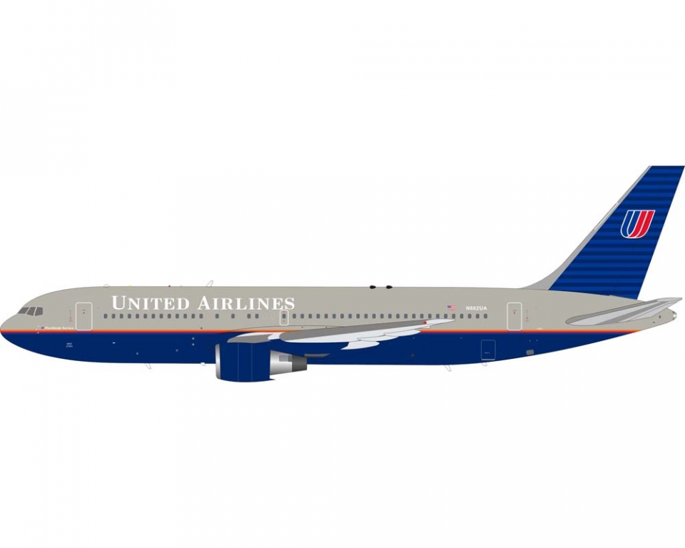 www.JetCollector.com: United Airlines B767-200 w/stand N602UA 1