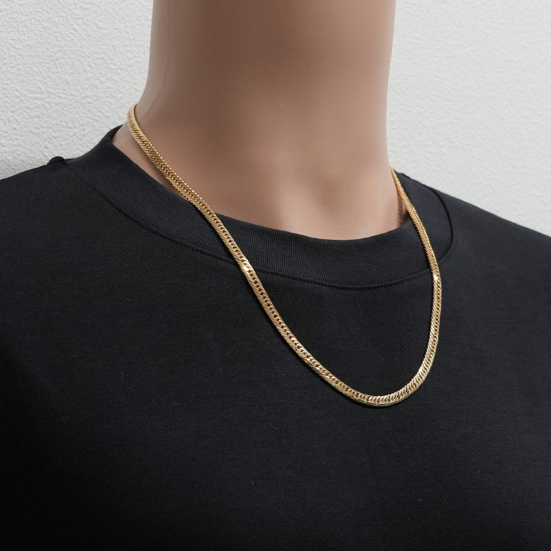 喜平 ネックレス K18 トリプル Mカット 33g 55cm 造幣局検定マーク