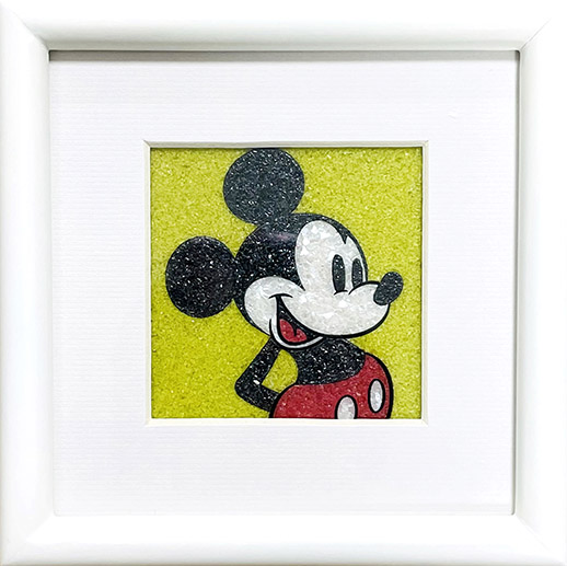 ジュエリー絵画 ディズニー 「ミッキーマウス」イエロー