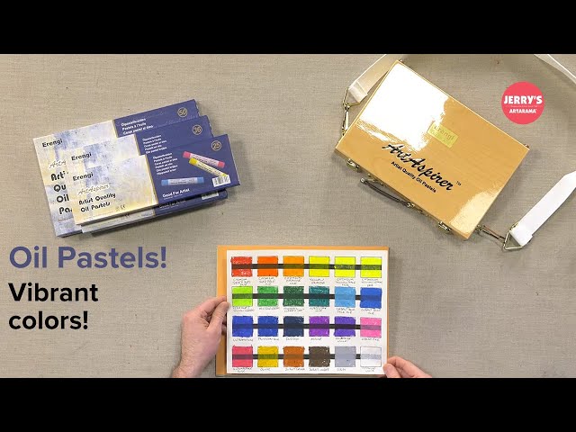 Erengi ArtAspirer Oil Pastels Deluxe Wood Box Set of 92 | Jerry's
