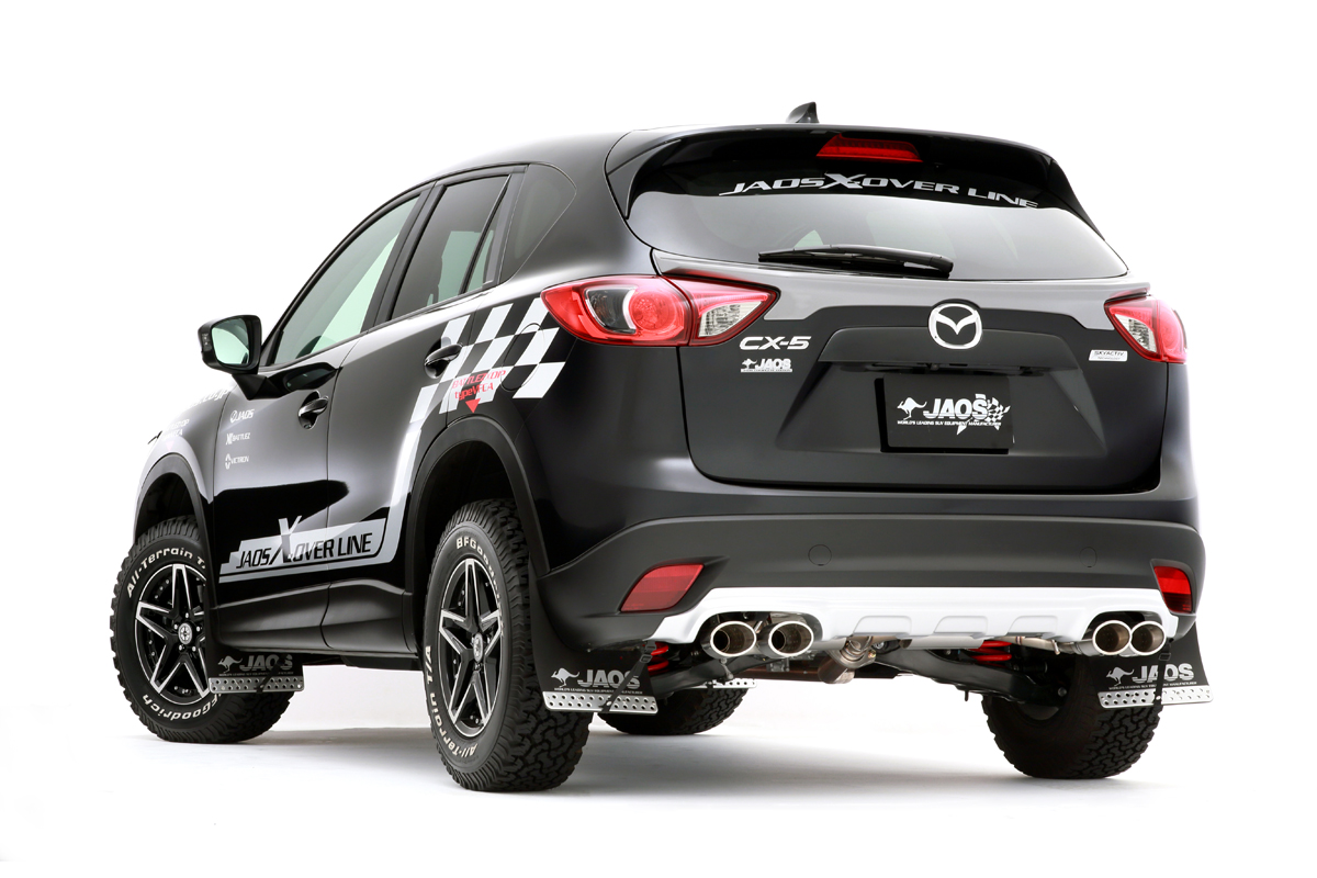 JAOS マッドガードⅢ リヤセット ブラック CX-5 KE#系｜株式会社