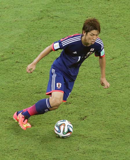 W杯1次リーグ・コートジボワール戦の後半、…：大迫勇也 「半端ない