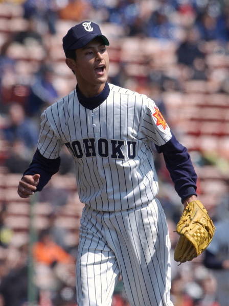 2004年春の甲子園大会の熊本工（熊本）戦で相手…：ダルビッシュ有