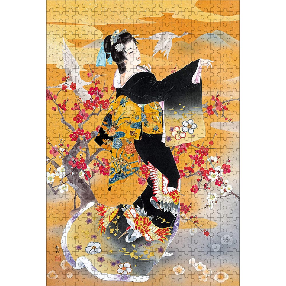ジグソーパズル 春代 祝鶴 500ピース 38×52cm | ジグソーパズル通販