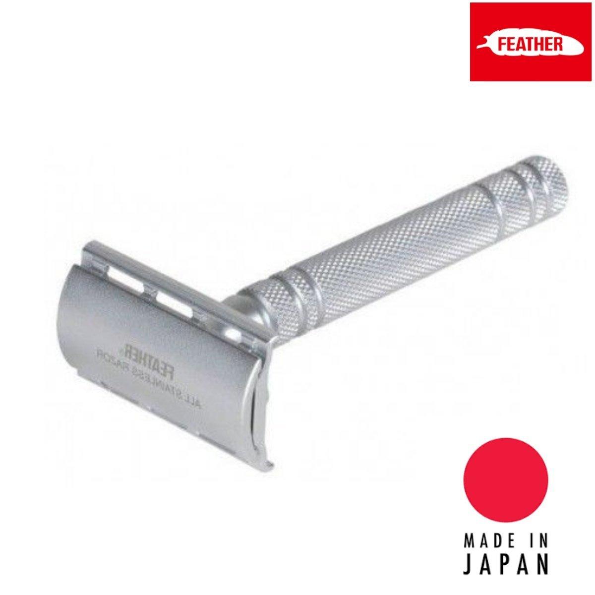 AS-D2 Stainless Steel Safety Razor: FEATHER Safety Razor Japan