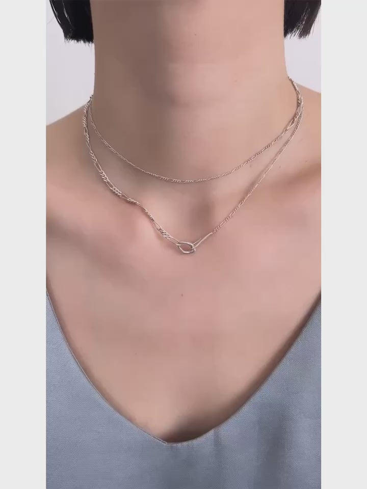 POPUP/ONLINE 限定】ウーベンネックレス SV