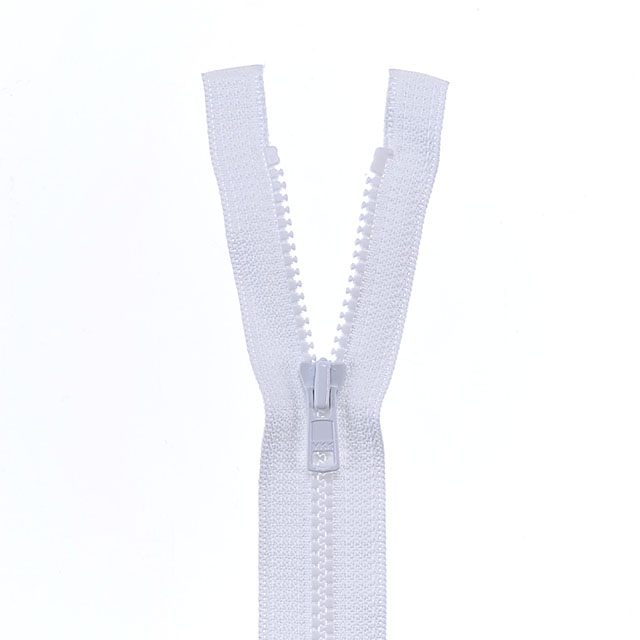 YKK 3ビスロンファスナー（3VS DA MR） 逆開オープン 100cm 501.白