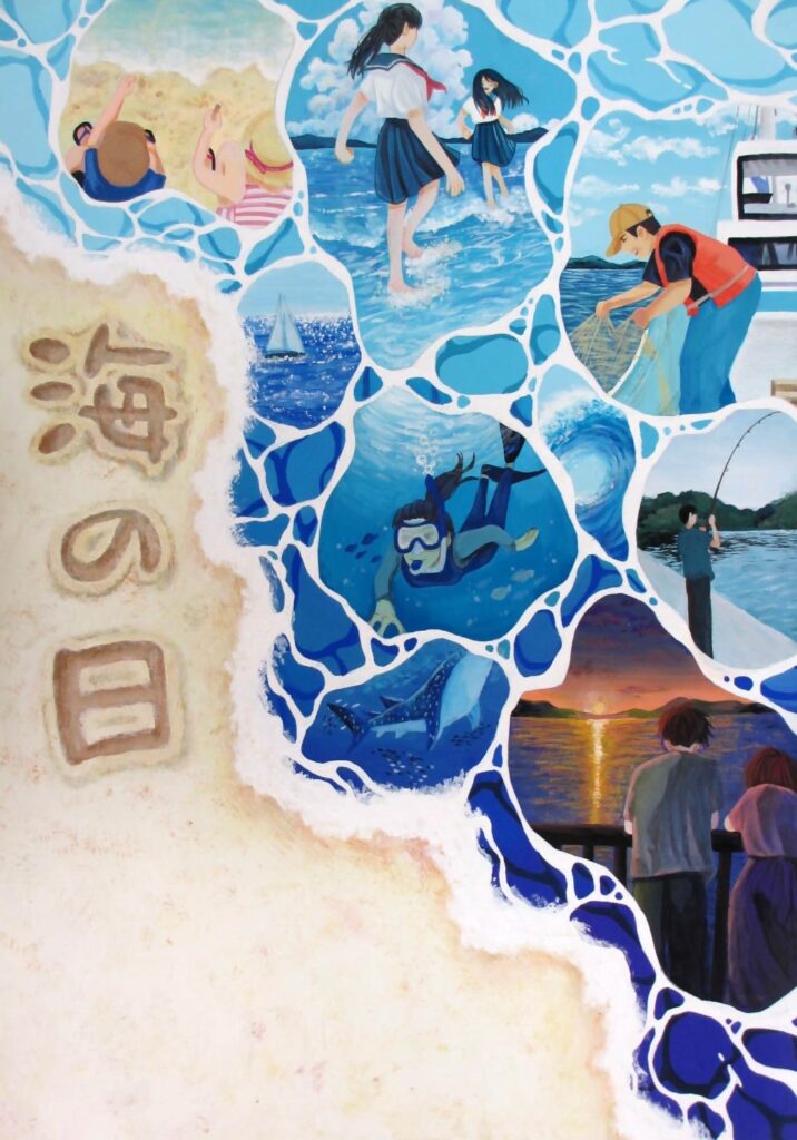 05.19【デザイン科】2025年「海の日」ポスターコンクールで大賞を受賞