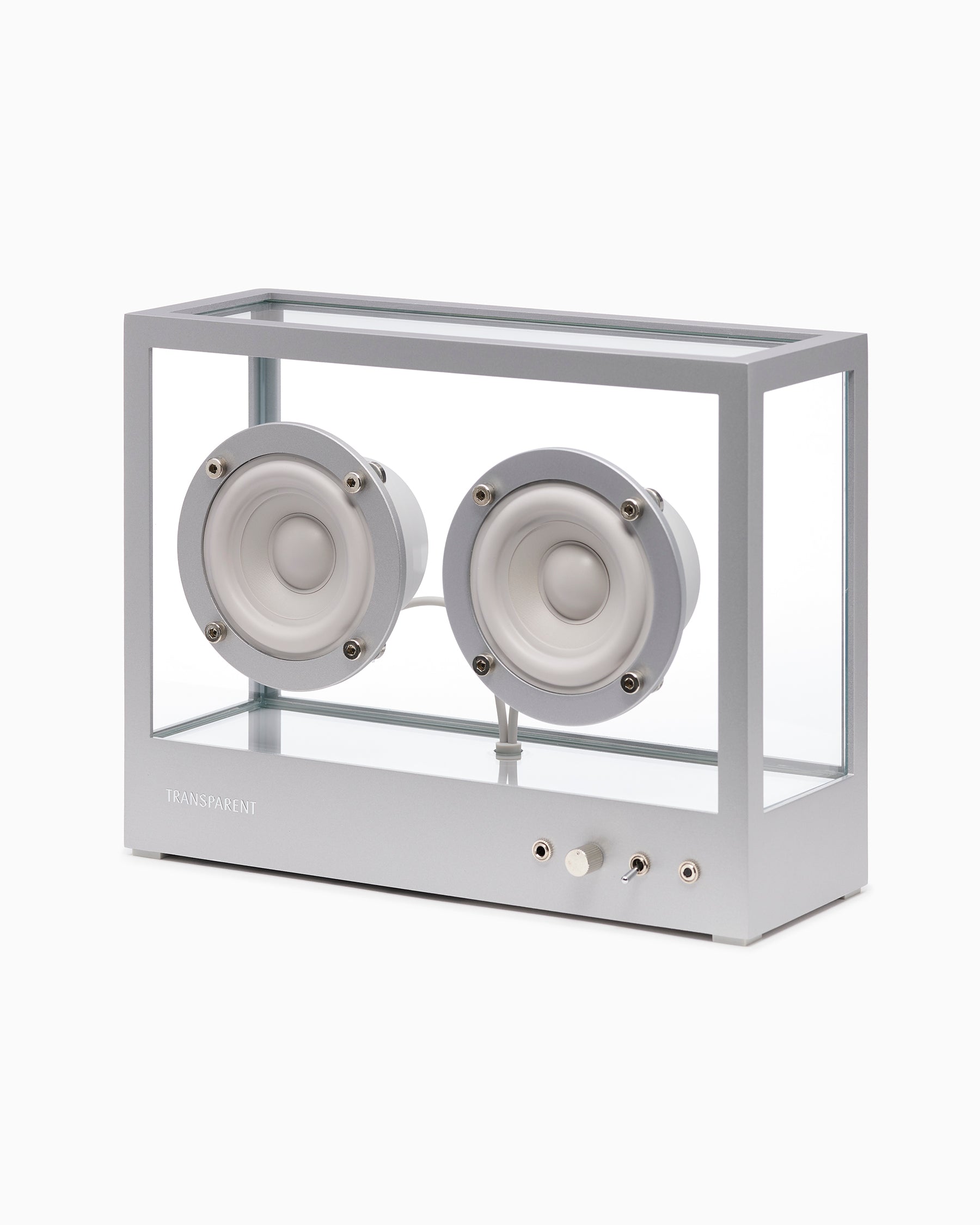 Small Transparent Speaker - White