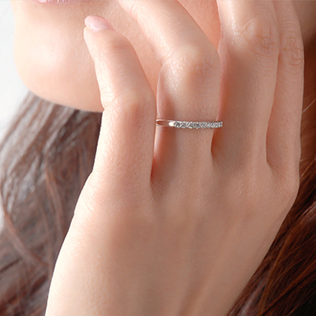 K18/Pt「ソニア」リング｜【オレフィーチェ】Orefice