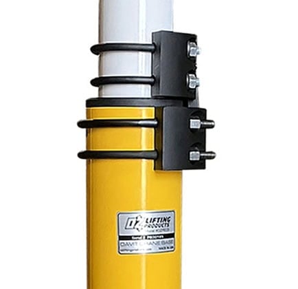 Wheel Base for use with OZTP500DAV davit crane (Pedestal base and