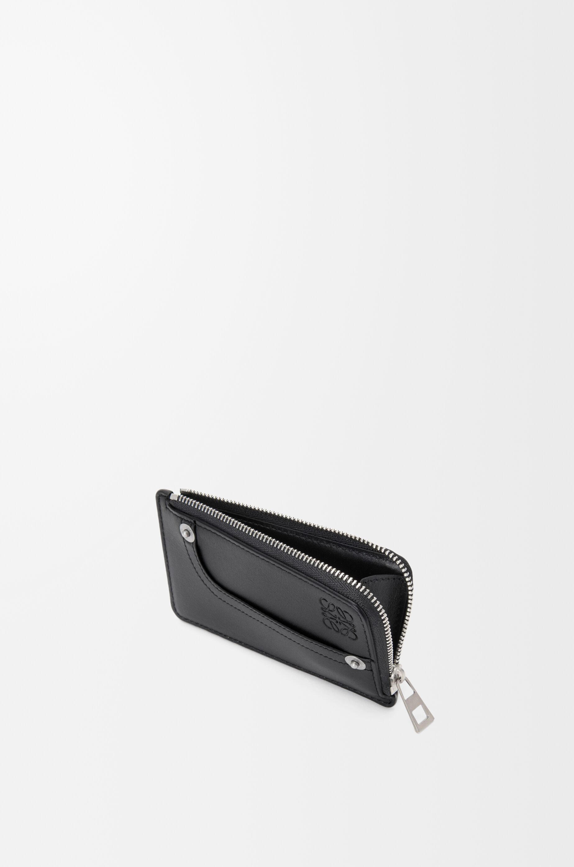 パンタ コインカードホルダー（シャイニーカーフ） ブラック - LOEWE