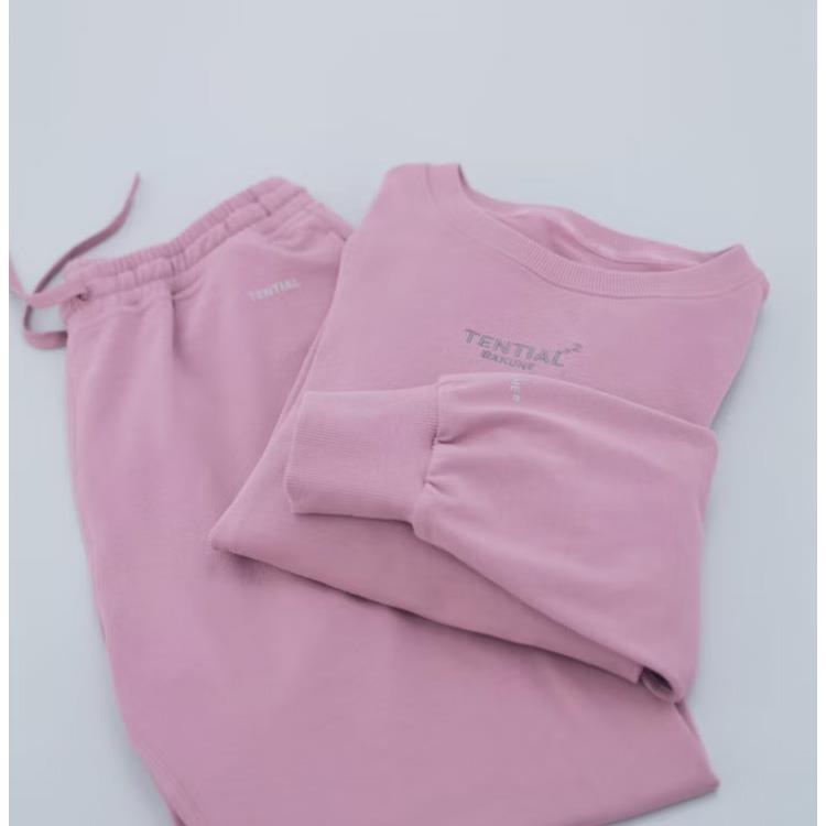 リカバリーウェア スウェット ウィメンズ ロングパンツ ピンク Sサイズ