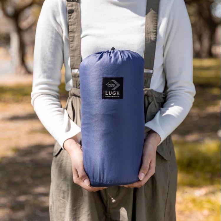 LUGH 魔法瓶ブランケット Classic XSサイズ フォギーブラック(XS