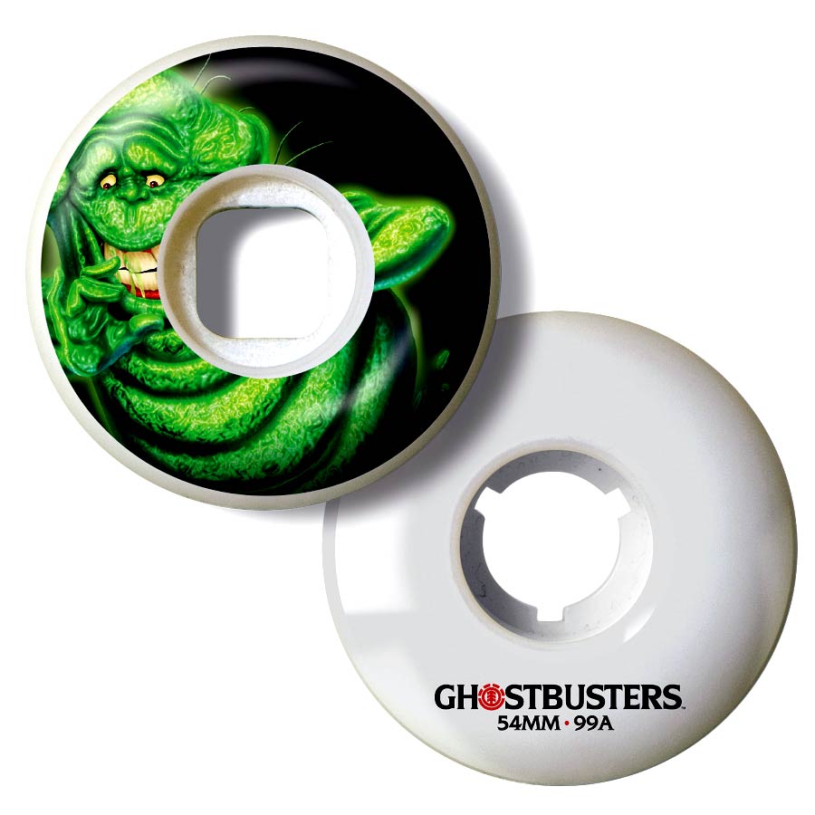 Element X Ghostbusters Slimer Wheels 54mm 99a - CalStreets BoarderLabs