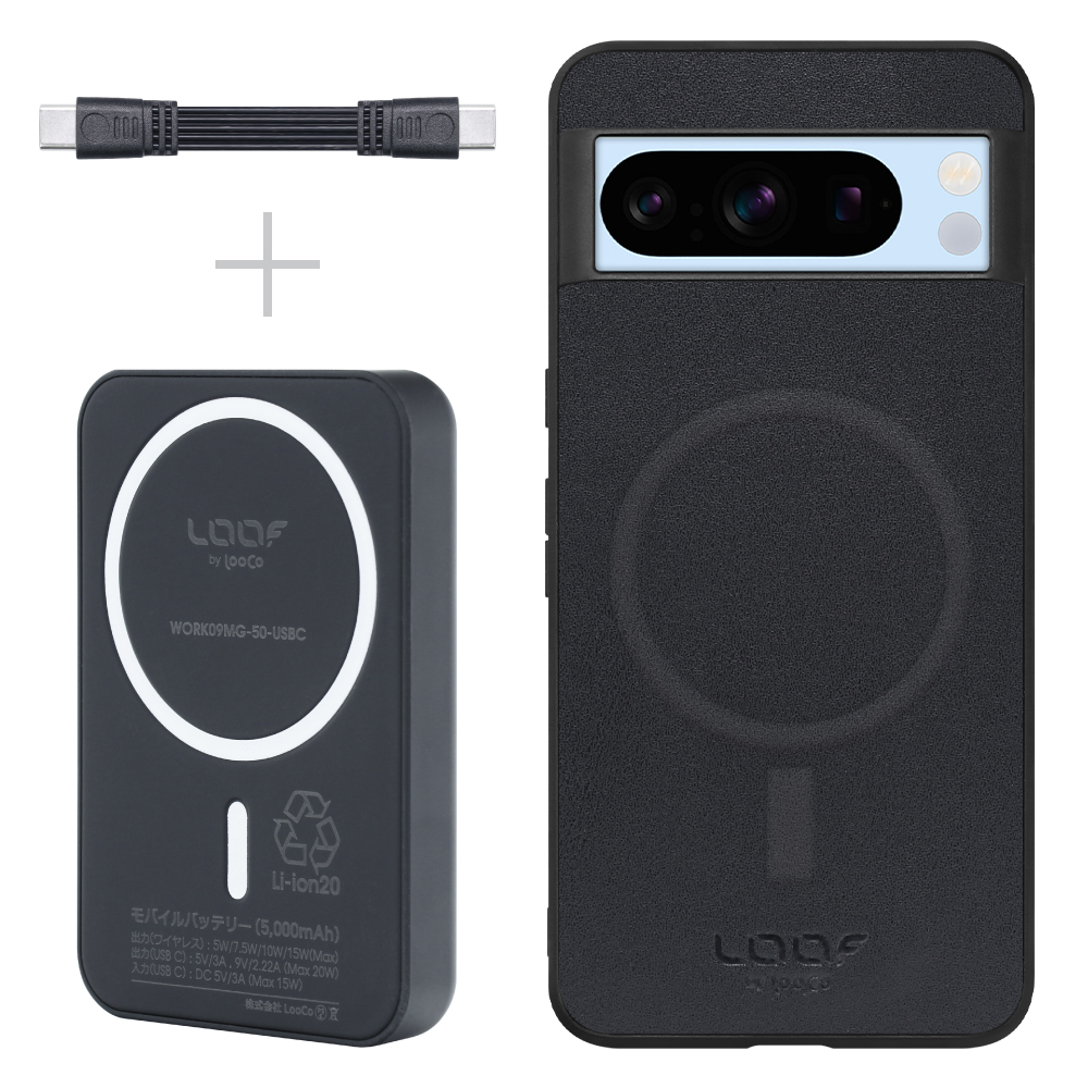 LooCo Official Shop / [ Mag+ BATTERY-SHELL ] Google pixel 8 Pro