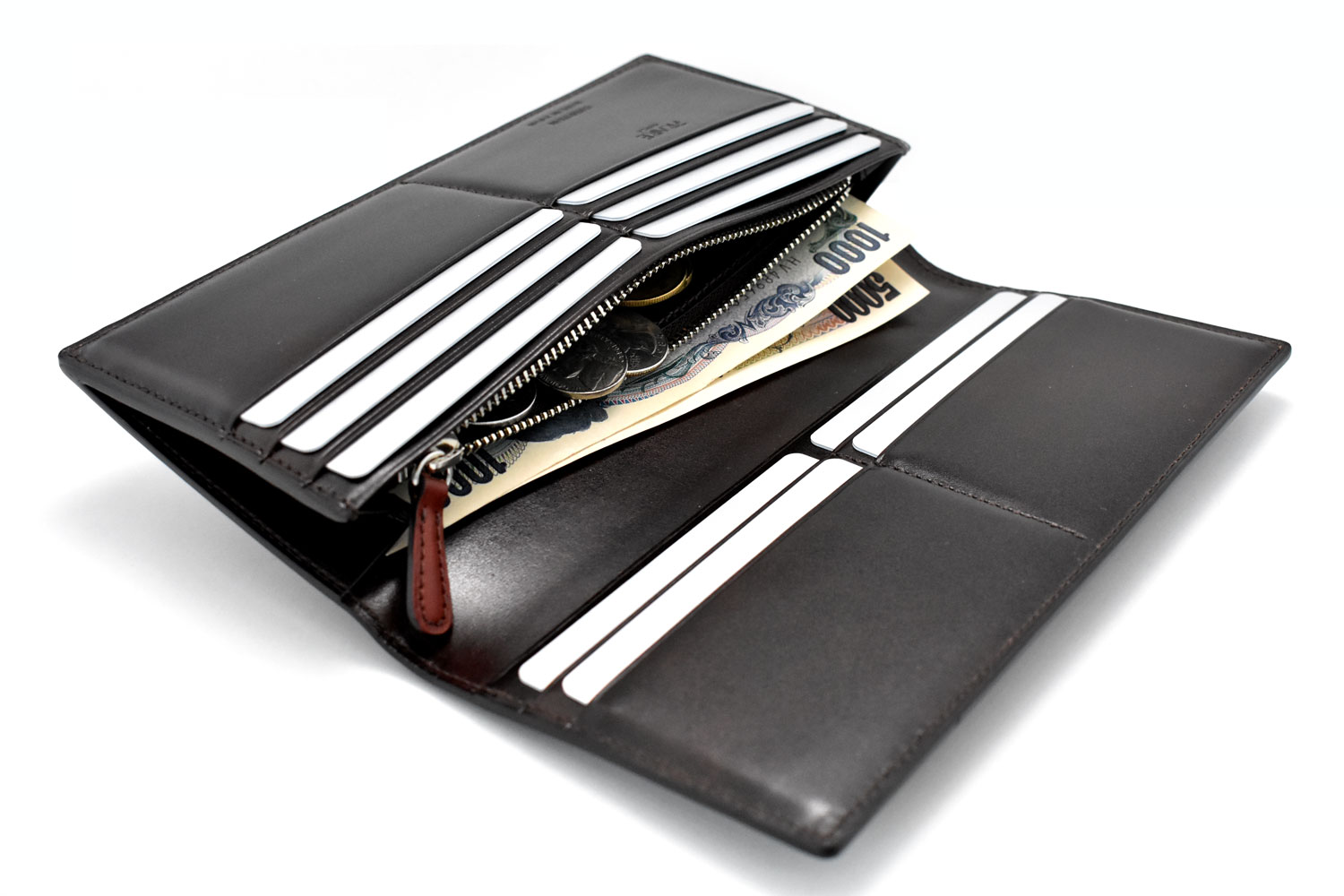 ナチュラルコードバン 長財布 「プレリーギンザ」 NP49038