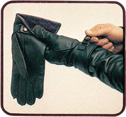 810 Gloves Unlined Black - Lewis Leathers Japan