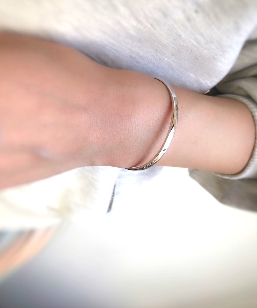 two ply 609 Statement Luxe Bangle Silver925/トゥー プライ
