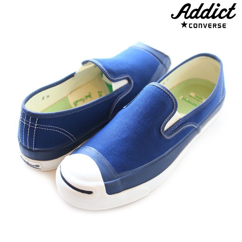 CONVERSE ADDICT】- JACK PURCELL CANVAS SLIP-ON / NAVY【UNDERLAND