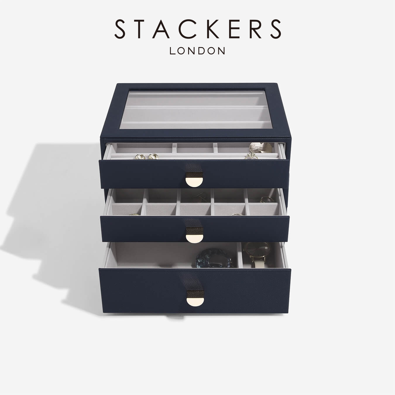 STACKERS】クラシック ドロワー ジュエリーケース 3sec ディープ