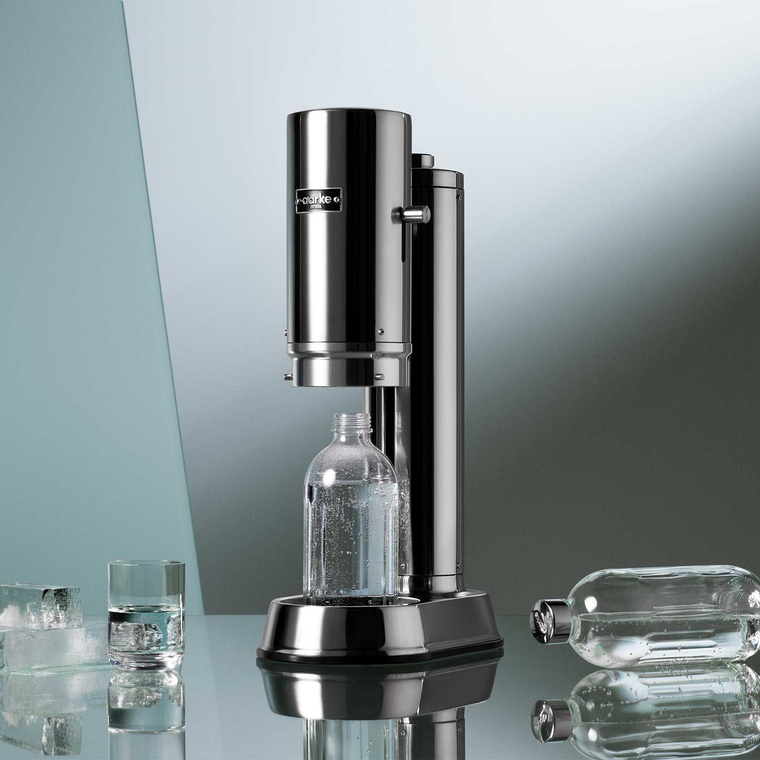 aarke（アールケ）Carbonator PRO 炭酸水メーカー スチール | LIVING