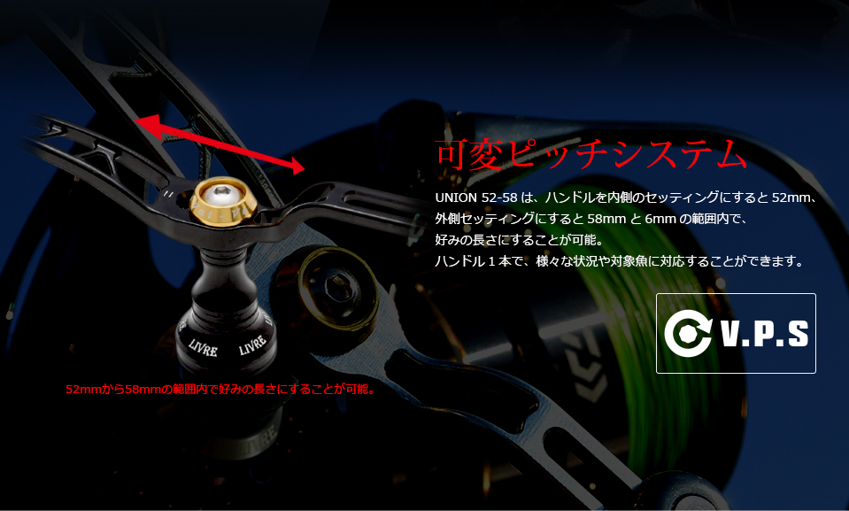 UNION 52-58（ユニオン 52-58））｜スピニングリール｜カスタムリール