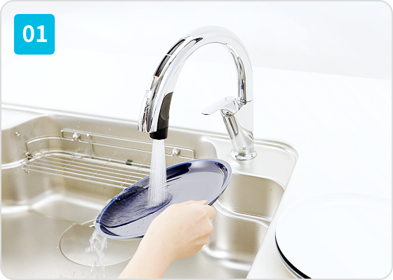 LIXIL | リクシルのタッチレス水栓ナビッシュ