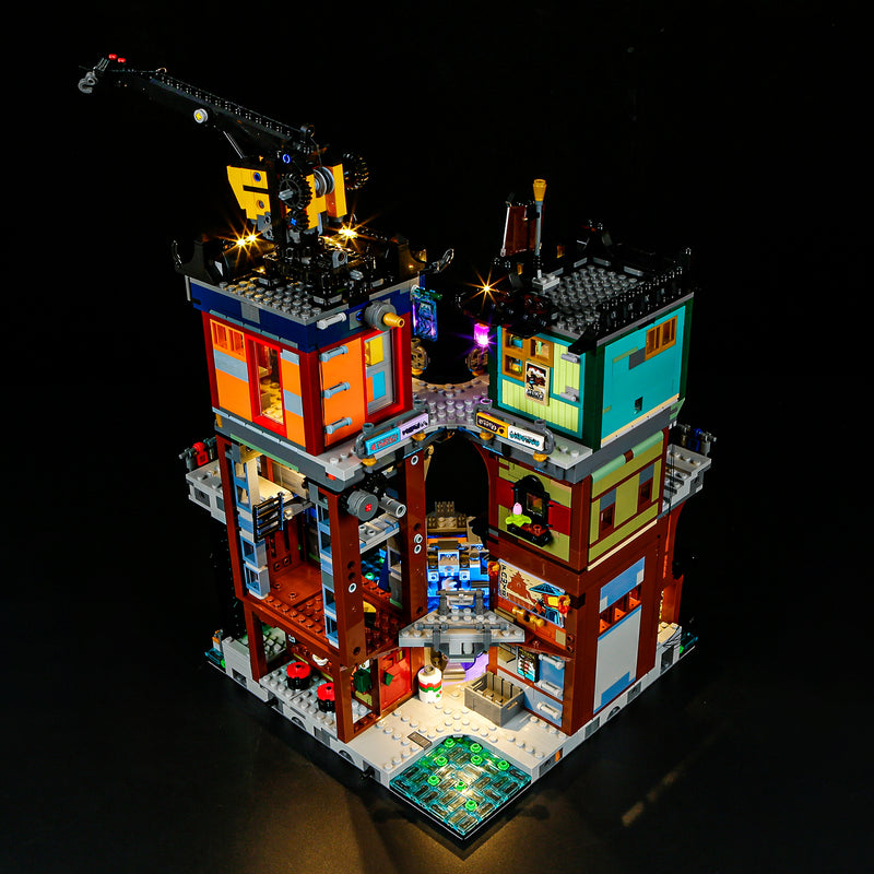 Light Kit for LEGO NINJAGO City Workshops 71837 | Lightailing