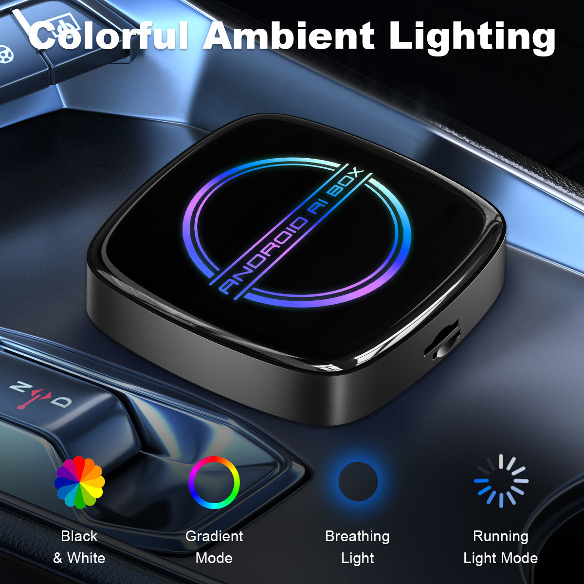 Linkifun™ GT8D Android 15 Smart AI Box – Wireless CarPlay/Android Auto