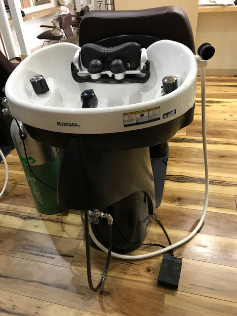 炭酸泉装置 シャンプー台回りスッキリ設置① - 炭酸泉でつなげるLink