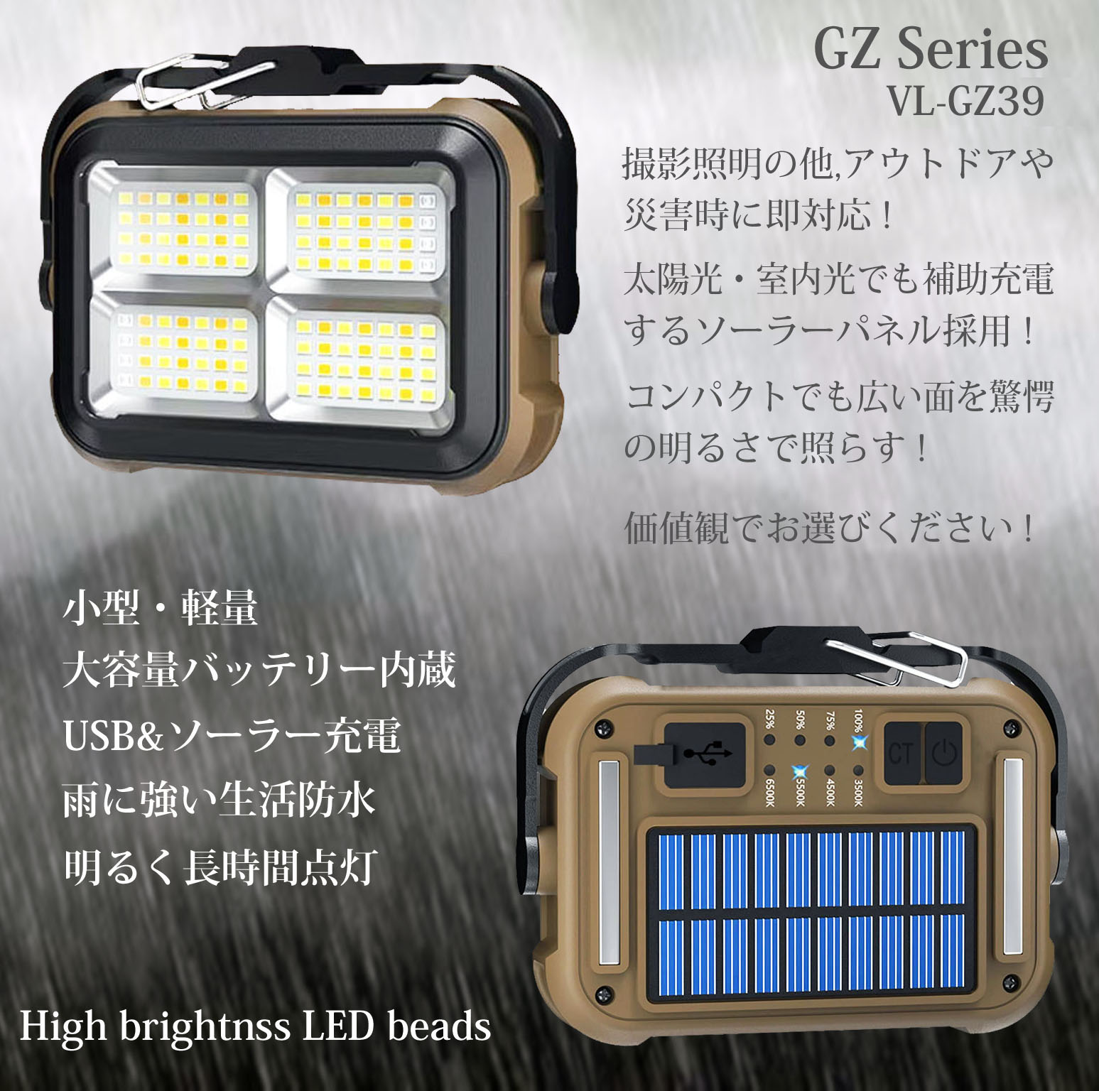 LEDライト VL-GZ39 - デジタルとアナログ、2つの写真文化に貢献する