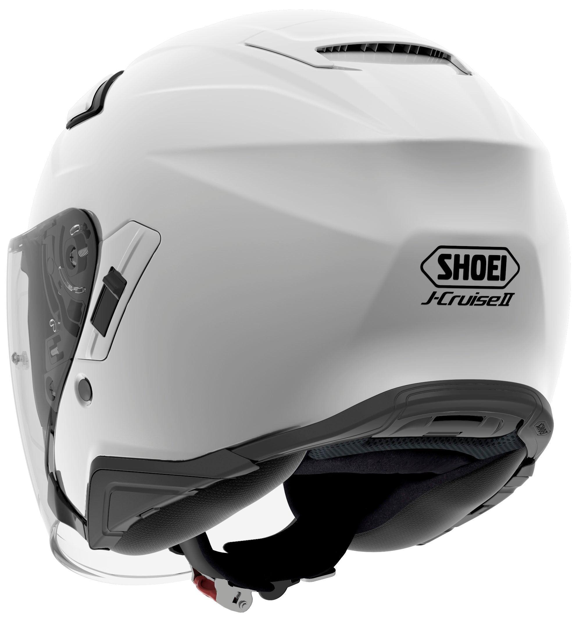 Shoei J-Cruise II Open-Face Helmet - White – Motor Psycho Sport