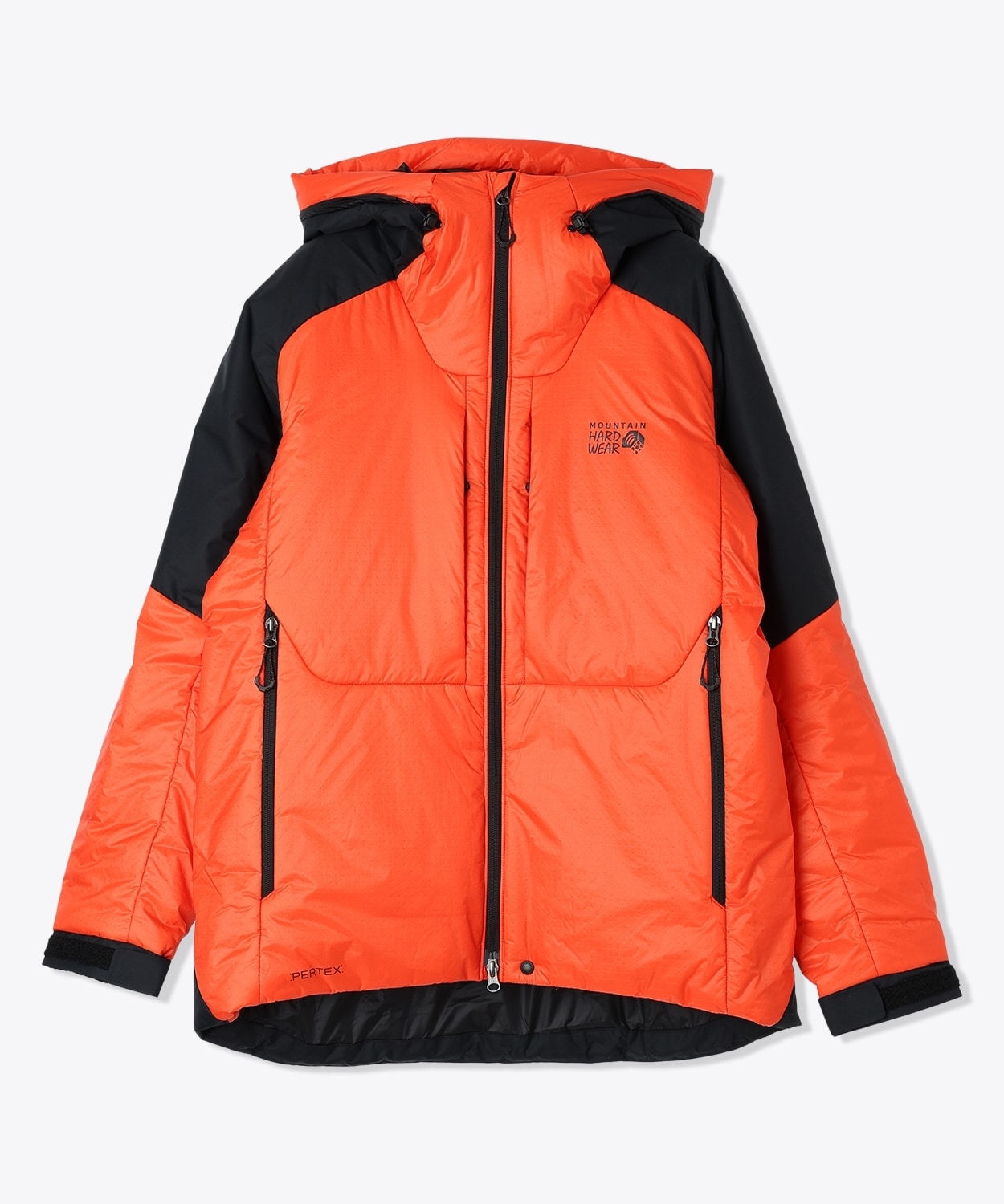 コンプレッサーアルパインフーデッドジャケット(S State Orange Black