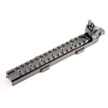 A.R.M.S. #38 S-EX Swan Sleeve with Flip Up Rear Sight for AR-10