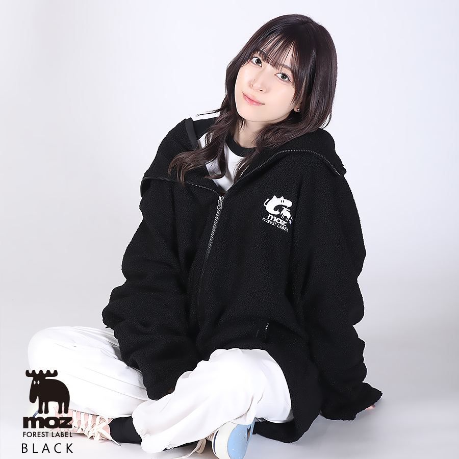 月音こな×moz FOREST LABEL コラボ ボアジャケット