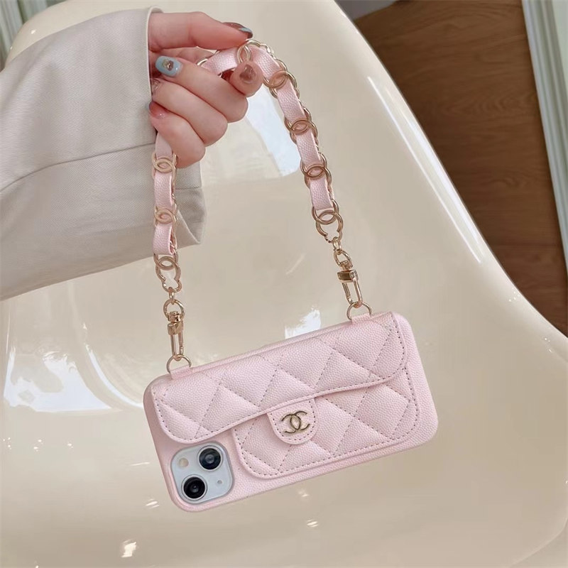 シャネル アイフォンエアー ケース chanel iphoneケース チェーン 付き