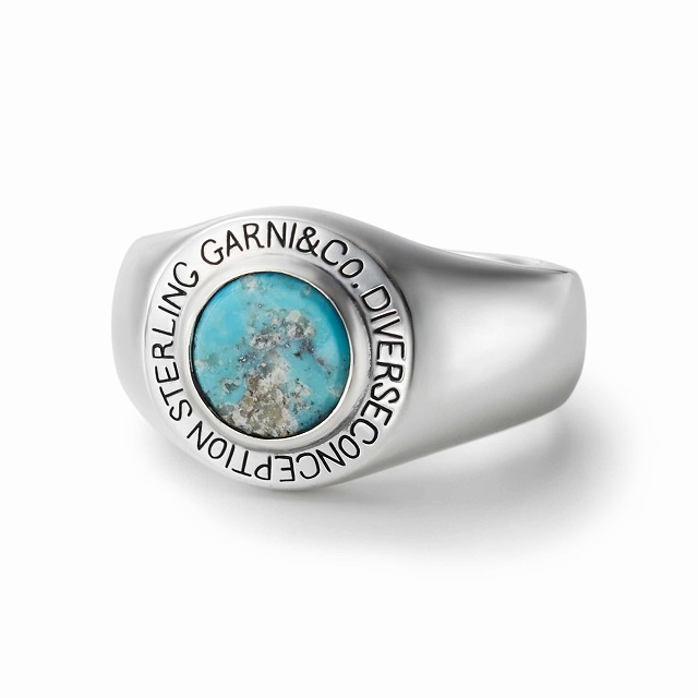 GARNI ガルニ / GARNI ガルニ GR22036 Round Stone Ring-L ラウンド