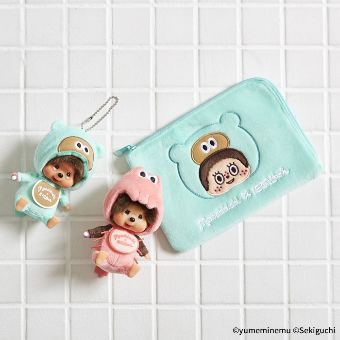 たぬきゅんフレンズ×モンチッチ】コラボ 顔でかSSキーチェーン エビ
