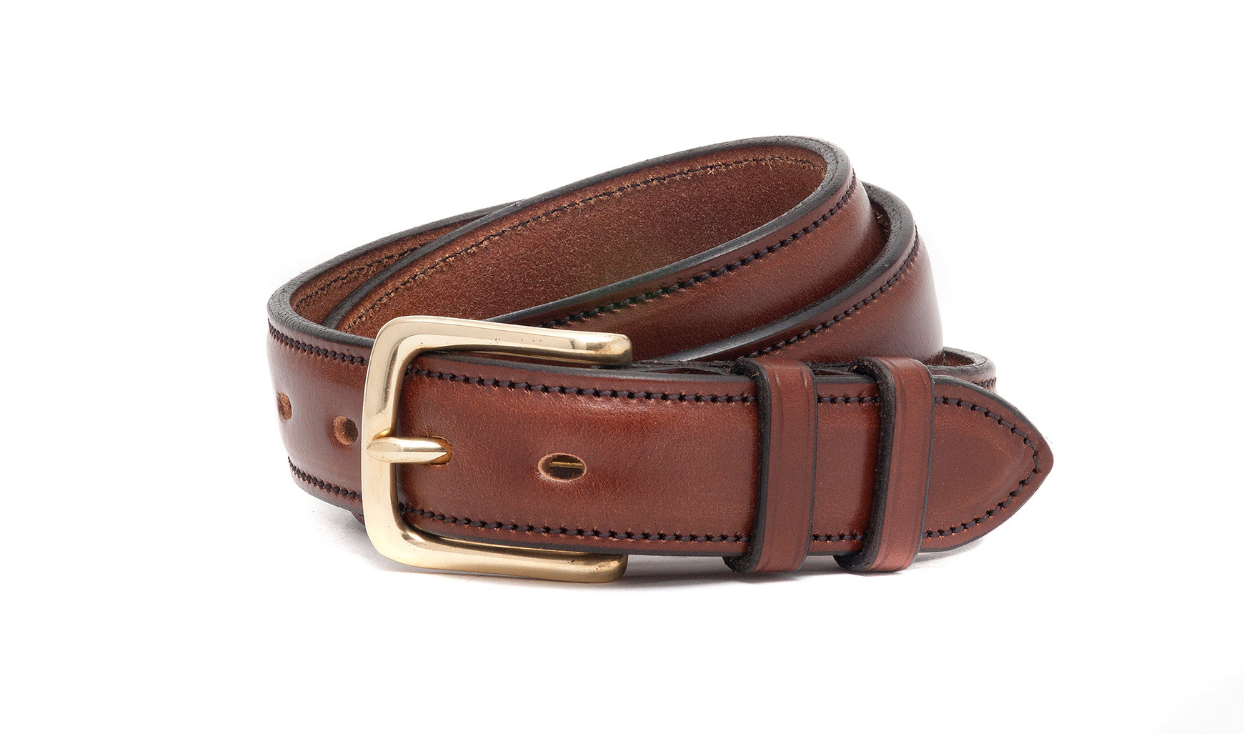 Clyde Brown Leather Belt | Handmade Men's Leather Belts Scotland