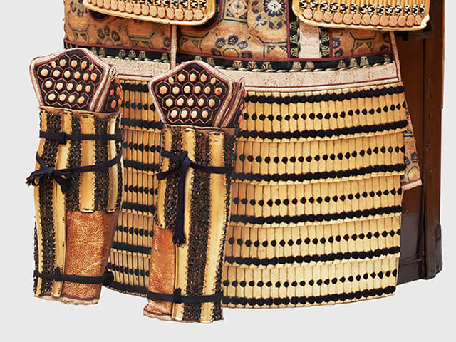 甲冑の小具足：佩楯／名古屋刀剣博物館・名古屋刀剣ワールド