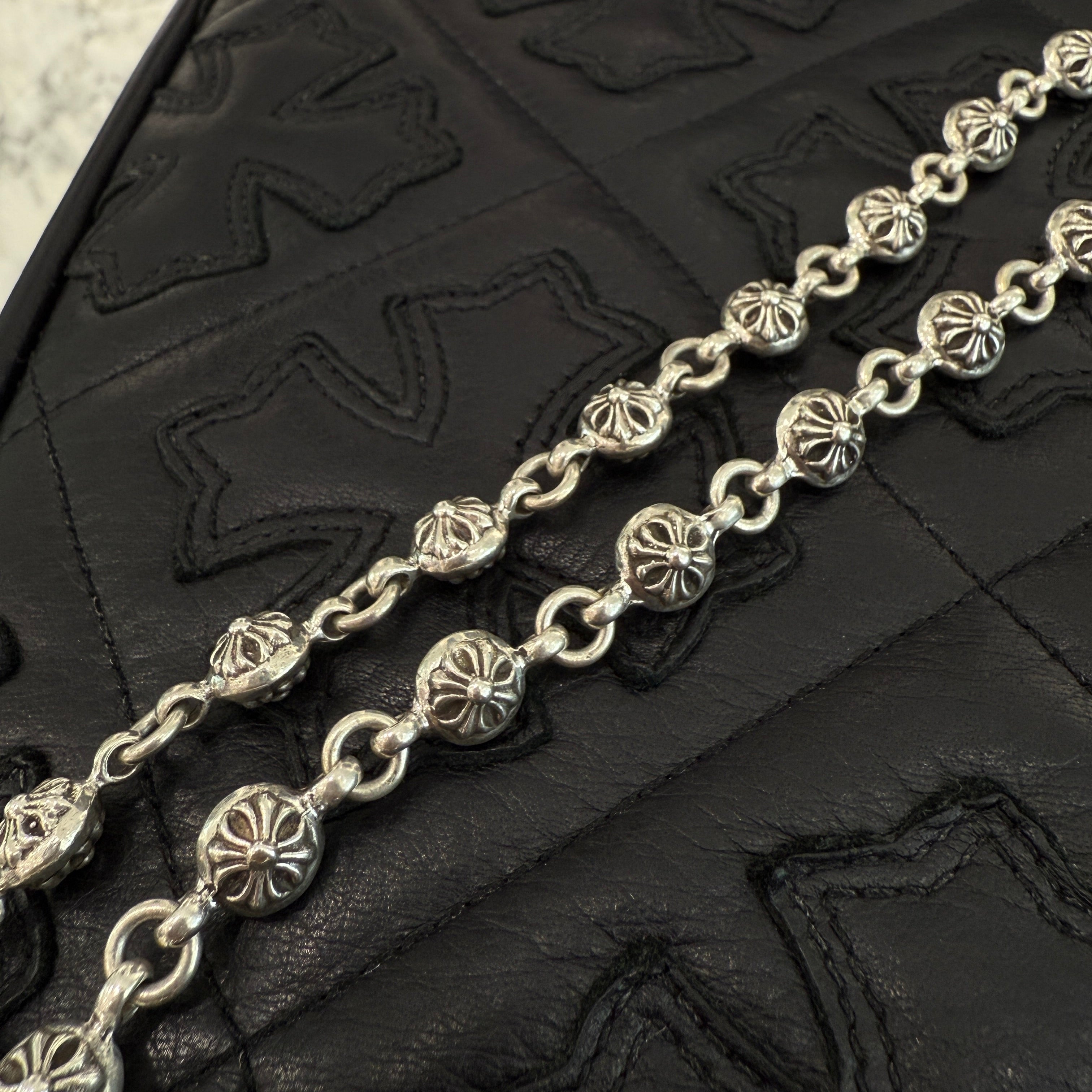 CHROME HEARTS CH Cross Pendant Small with Cross Ball Necklace #1