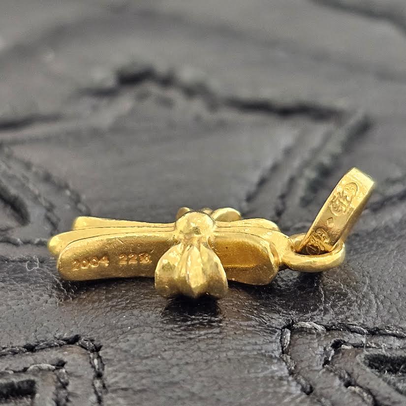 CHROME HEARTS 22K Baby Fat Charm Pave Diamond クロムハーツ 22K