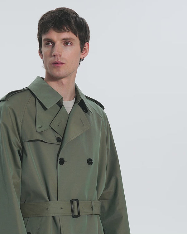 メンズ BLANEFIELD - ギャバジンダブルブレステッド トレンチコート